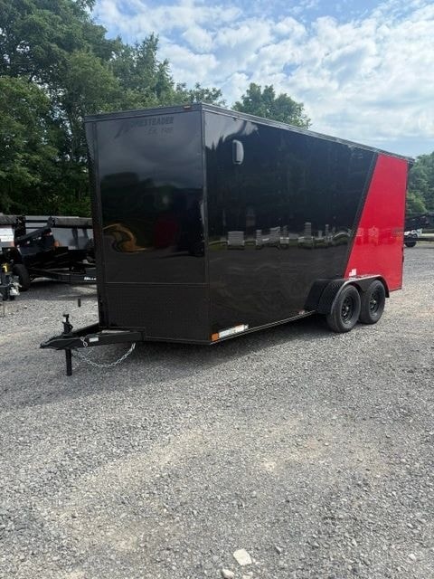 Black enclosed cargo trailer for sale in Central New York