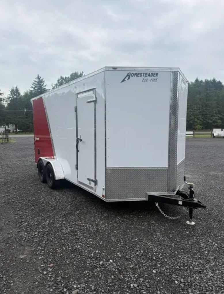 2026 Homesteader 7 x 16TA Enclosed Trailer 6'6" Interior Height — Stock #3308 — photo 2