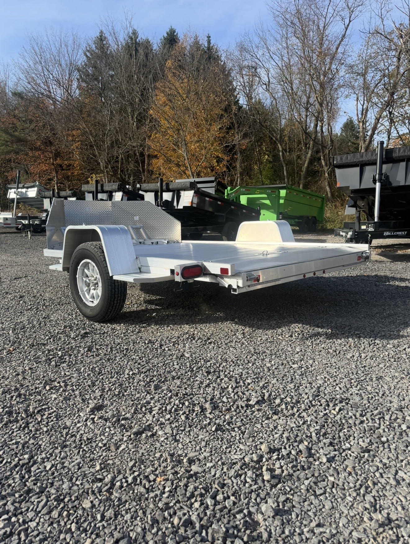2026 Aluma All Aluminum 2 Place Motorcycle Trailer MC210 — Stock #7410 — photo 4