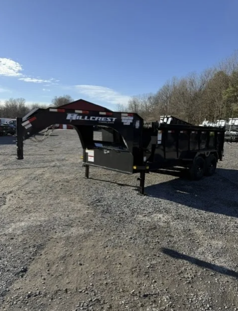 2026 Hillcrest 83"x14' Dump Trailer 40" Sides — Stock #2043