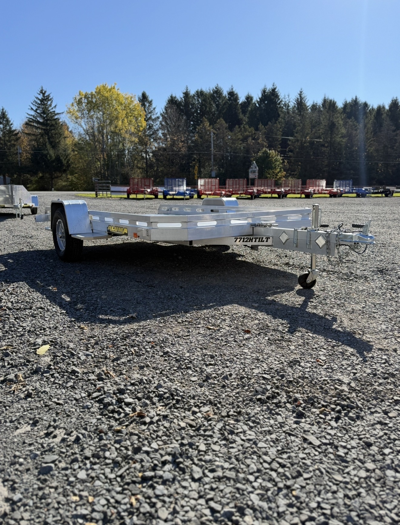 2026 Aluma 77"x12' All Aluminum Tilt Deck Trailer — Stock #3790 — photo 2