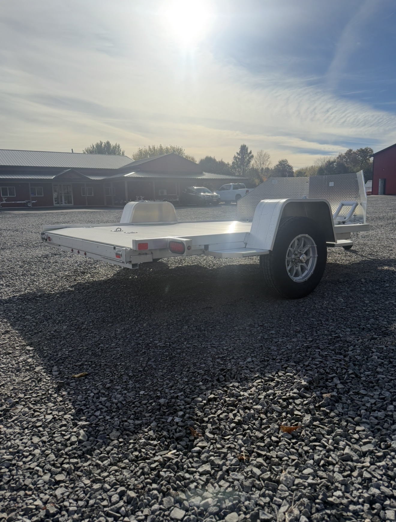2026 Aluma All Aluminum 2 Place Motorcycle Trailer MC210 — Stock #7410 — photo 3