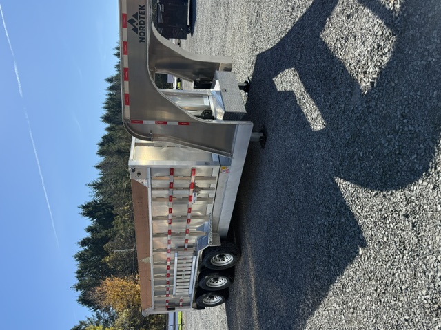 2027 Nordtek 82"x16' All Aluminum Triple Axle Gooseneck Dump Trailer 4' Sides — Stock #1845 — photo 2