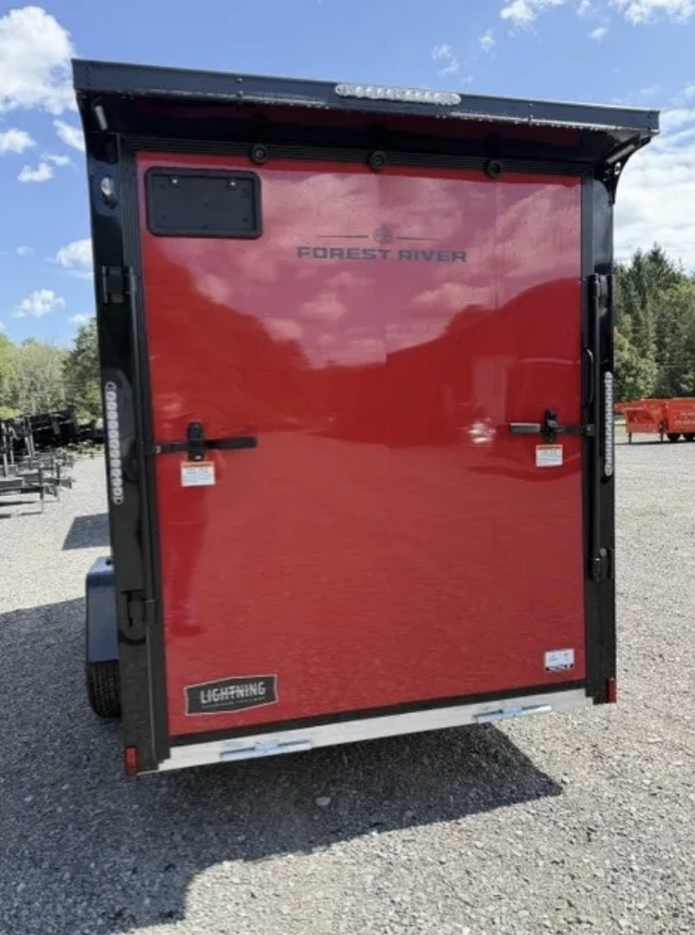 2027 Lightning 6 x 12SA All Aluminum Enclosed Trailer 6'6" Interior Height — Stock #4047 — photo 3