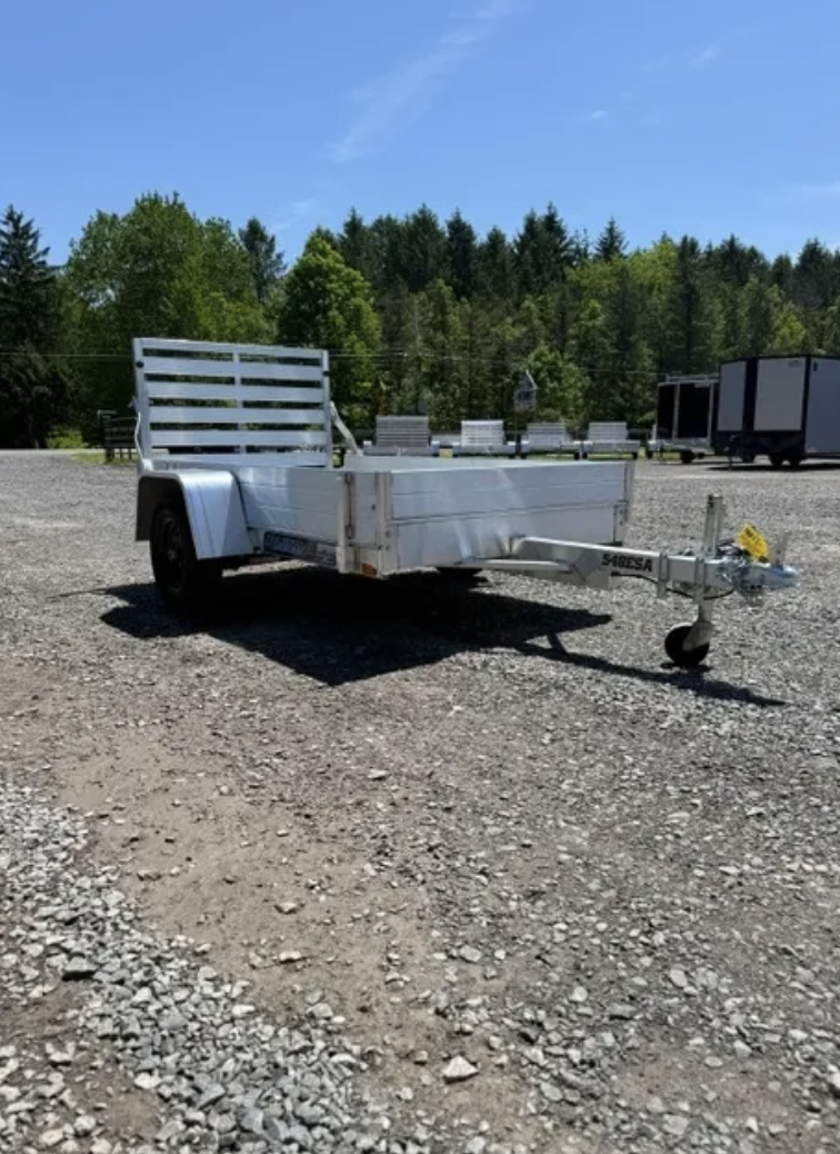 2027 Aluma 4.5' x 8' Utility Landscape Trailer 548ESA-S — Stock #1848 — photo 2