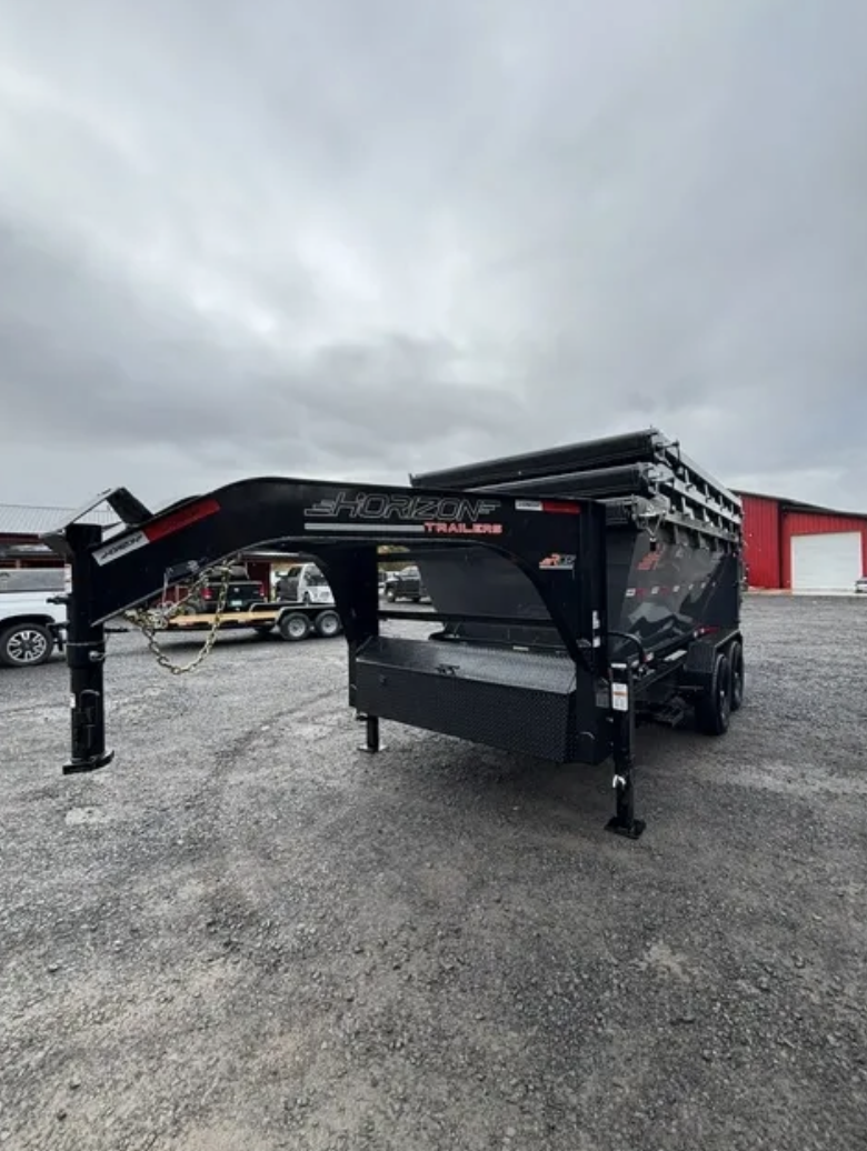 2026 Horizon 14' Roll-Off Trailer W/ Three 13YD Bins — Stock #1939