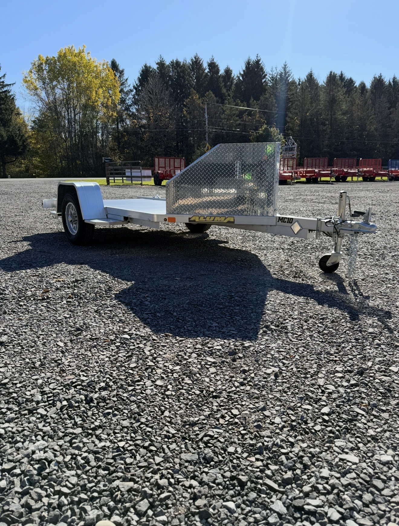 2026 Aluma MC10 All Aluminum Motorcycle Trailer — Stock #6921 — photo 2