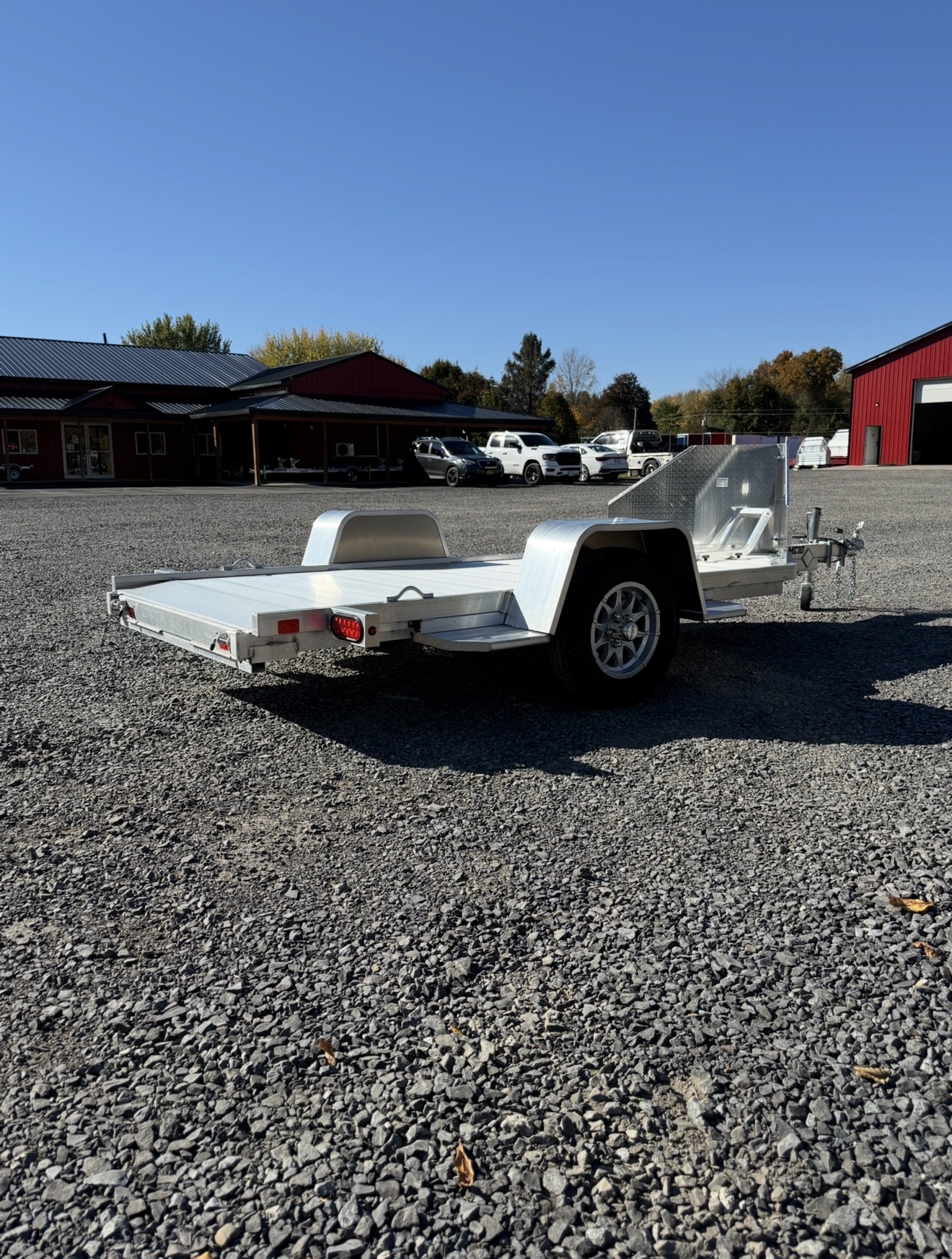 2026 Aluma MC10 All Aluminum Motorcycle Trailer — Stock #6921 — photo 3
