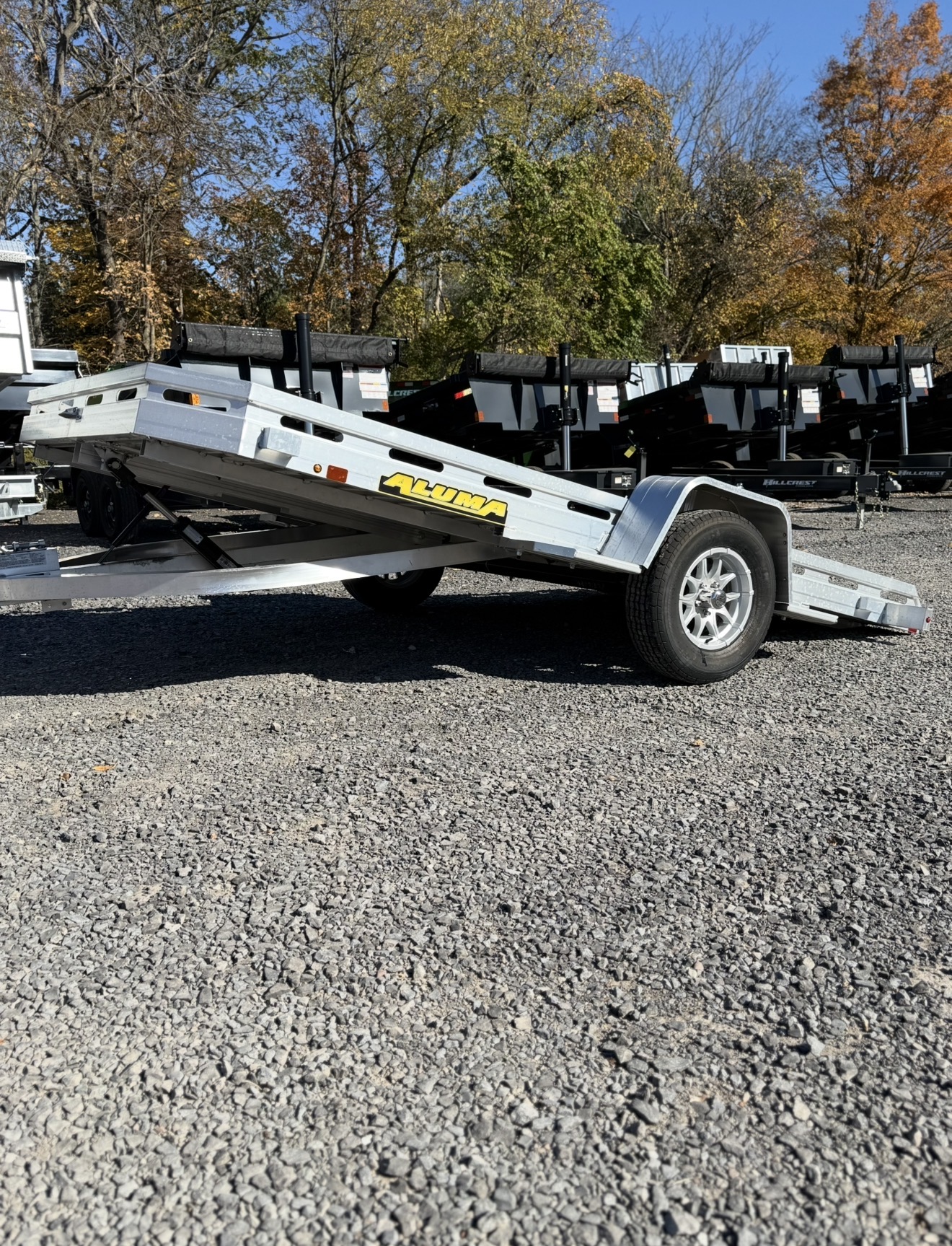 2026 Aluma 77"x12' All Aluminum Tilt Deck Trailer — Stock #3790 — photo 5