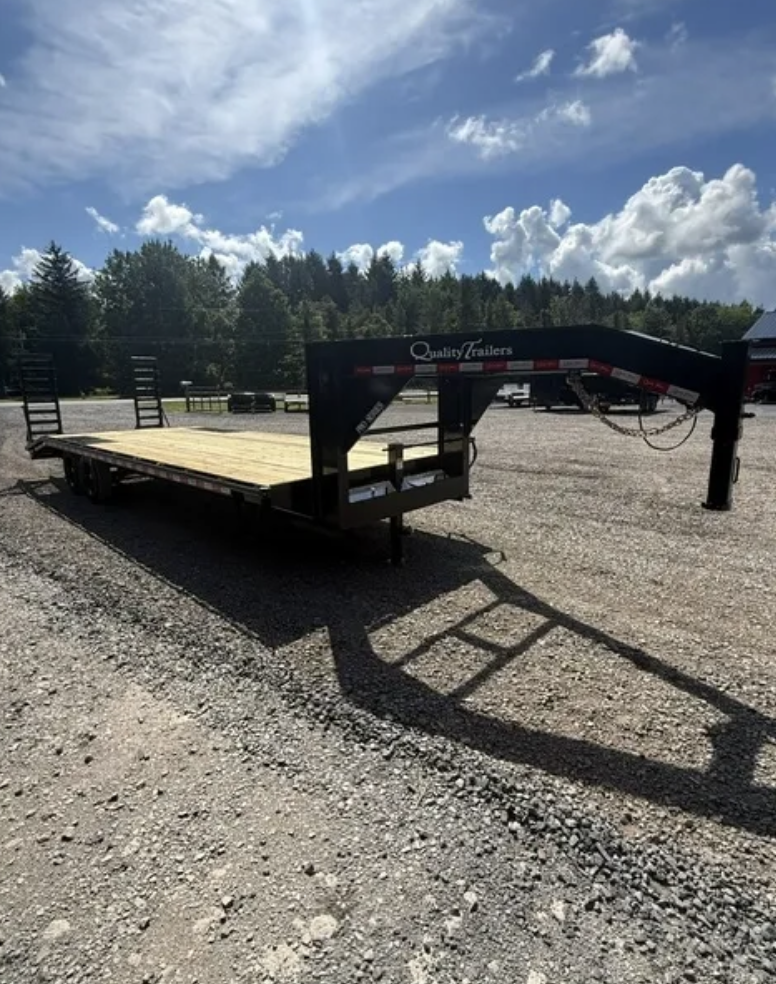 2027 Quality 102"x25' Deckover Equipment Trailer — Stock #0723 — photo 2