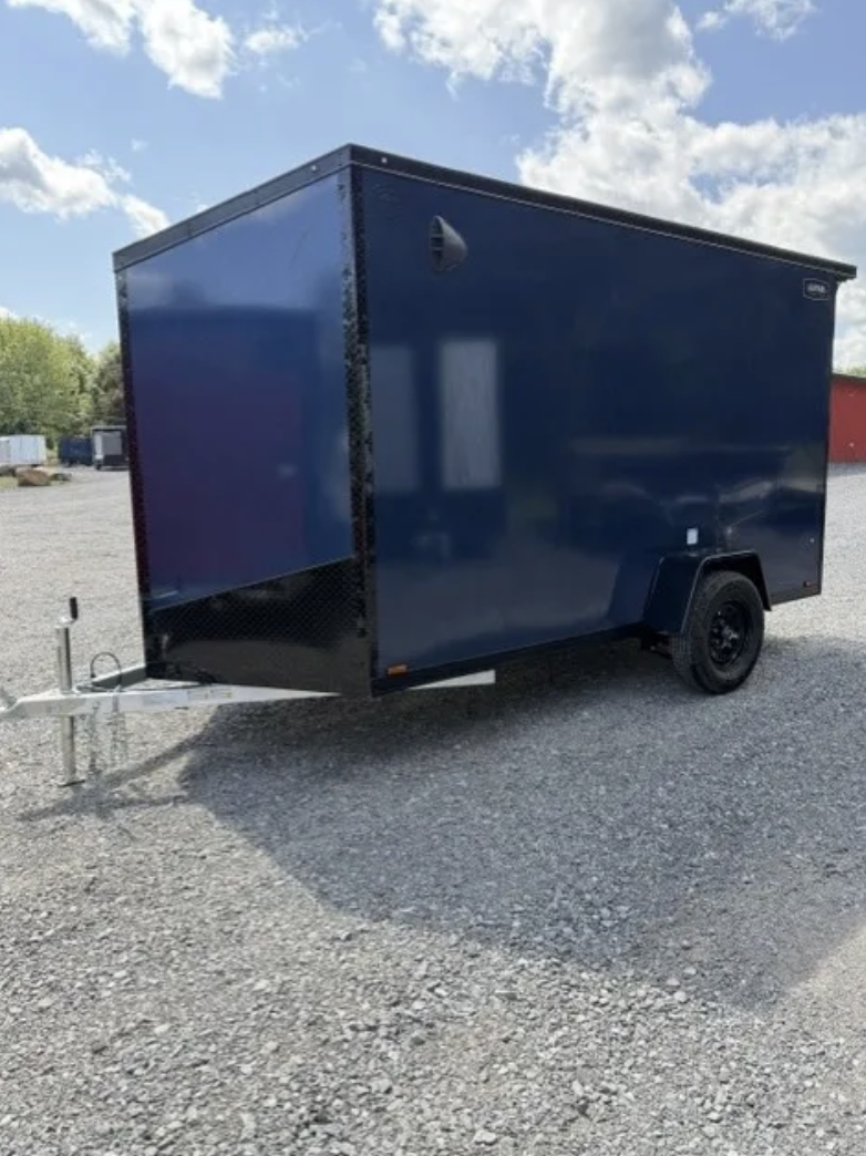 2027 Lightning 6 x 12SA All Aluminum Enclosed Trailer 6'6" Interior Height — Stock #4025 — photo 2