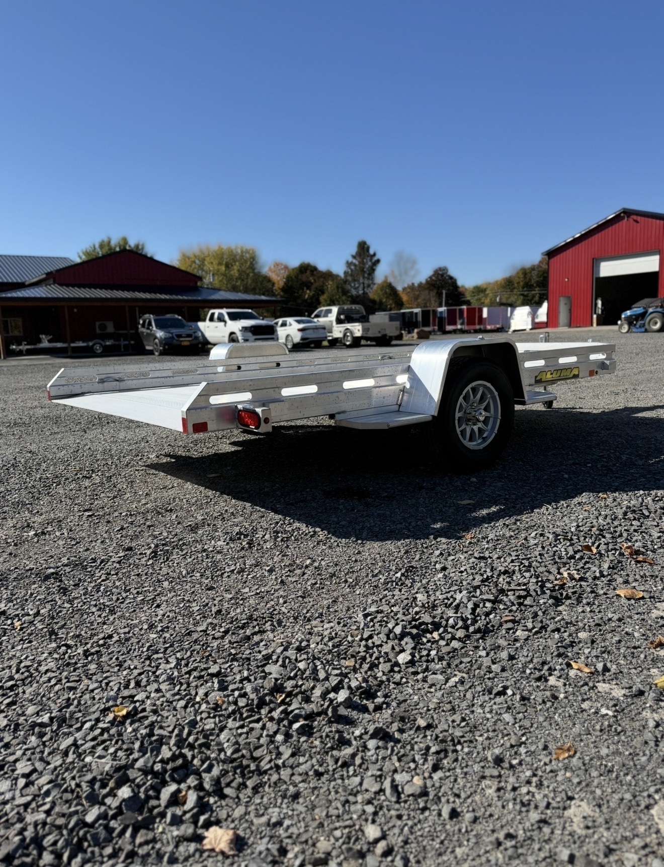 2026 Aluma 77"x12' All Aluminum Tilt Deck Trailer — Stock #3790 — photo 3